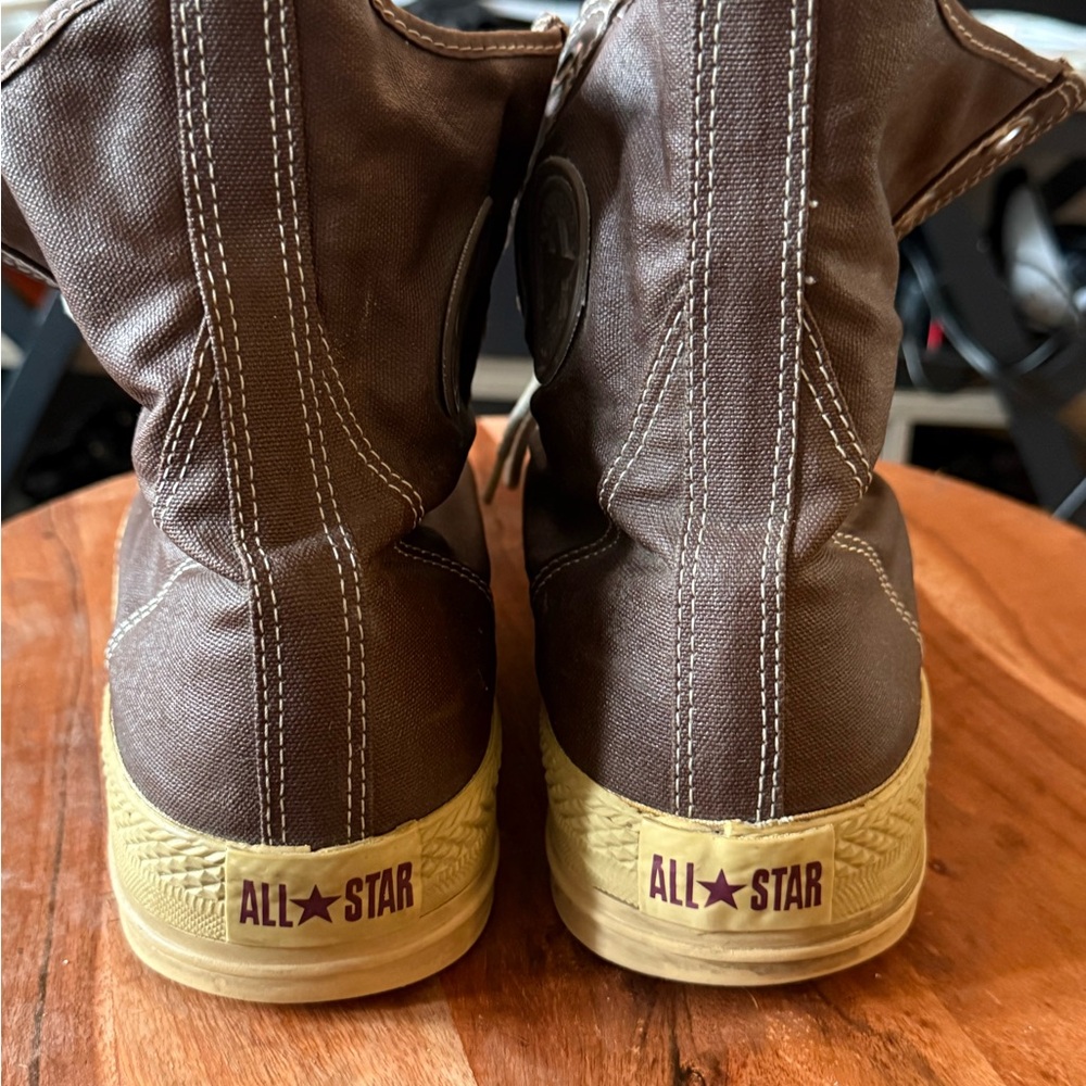 All Star Men's Brown High-Top Sneakers